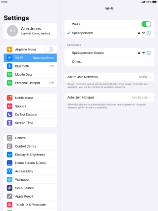 Press the Home key to return to the home screen.