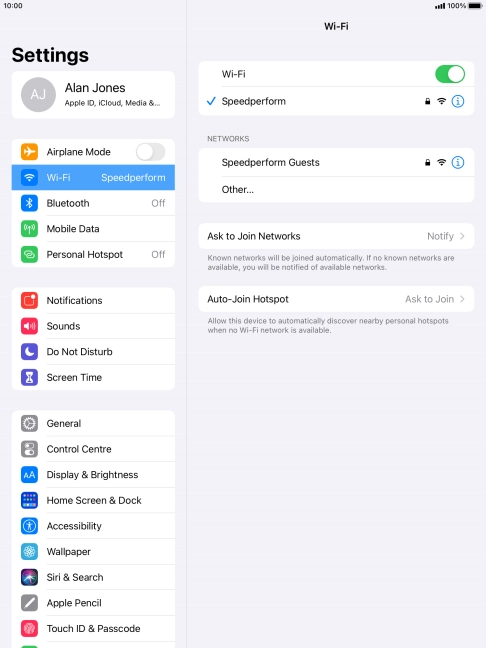 Press the Home key to return to the home screen.