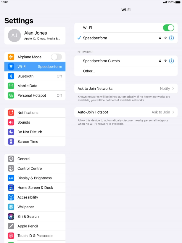 Press the Home key to return to the home screen.