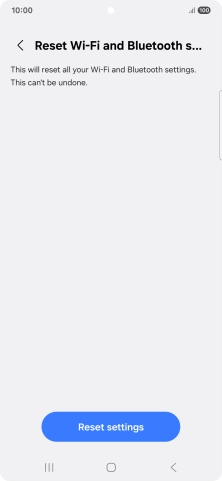 Press Reset settings.