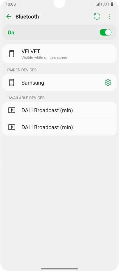 Slide your finger upwards starting from the bottom of the screen to return to the home screen.