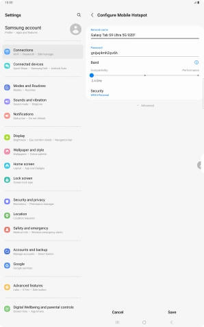 Press the field below 