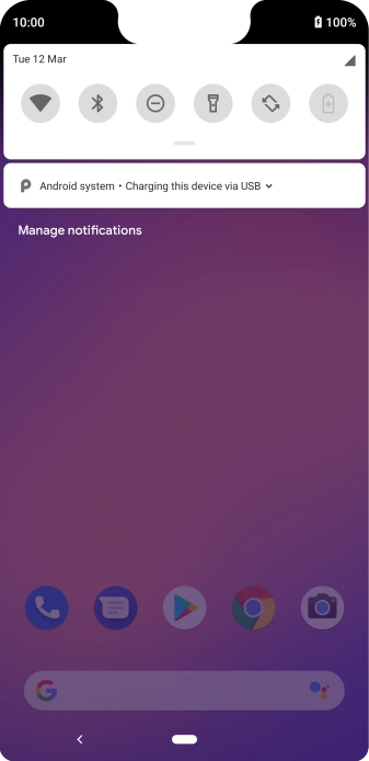 Press Android system.