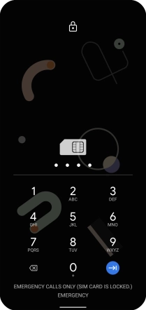 If you're asked to key in your PIN, do so and press the confirm icon.