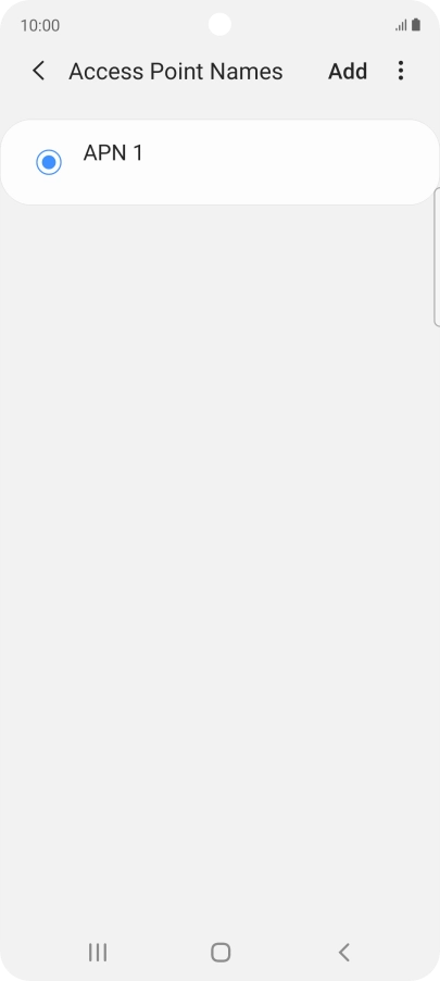 Press Add. Press Add.