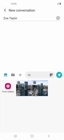 Press From Gallery and go to the required folder.