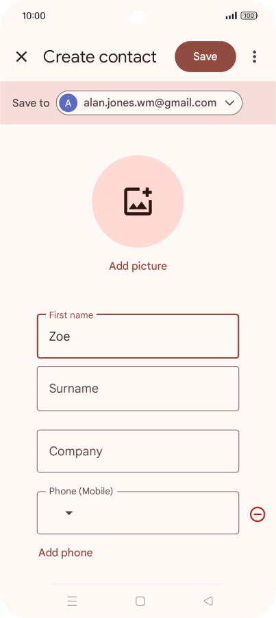 Press Surname and key in the required last name.