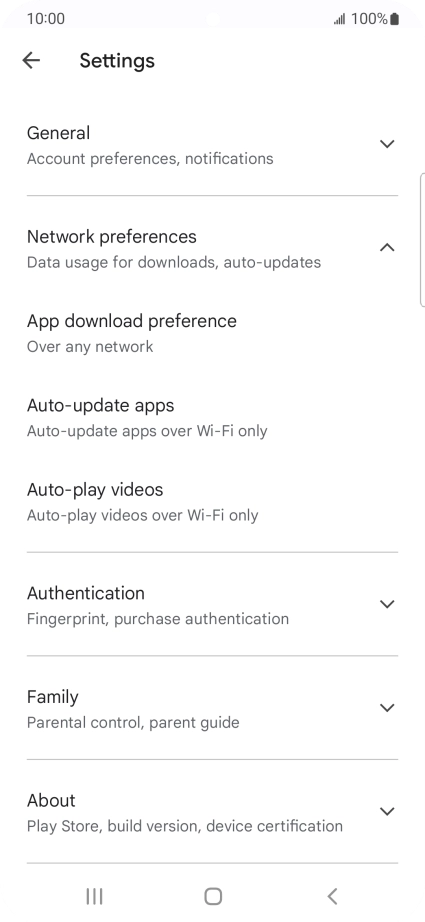 Press Auto-update apps.