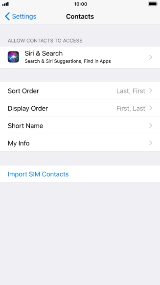 Press Import SIM Contacts. Press Import SIM Contacts.