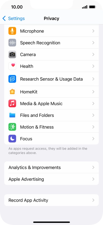 Press Record App Activity.
