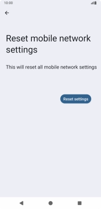 Press Reset settings.