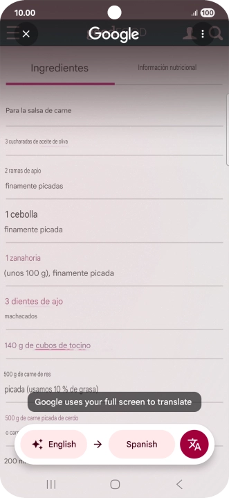Follow the instructions on the screen to select the required language settings and use the function.