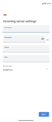 Press the field below 