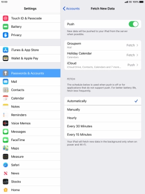 Press the indicator next to Press the indicator next to