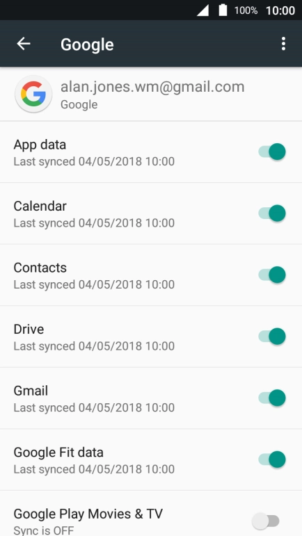 Press the Home key to return to the home screen.