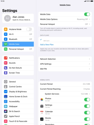 Press Network Selection.