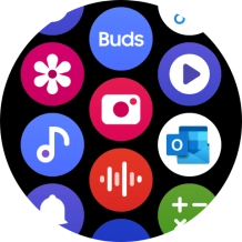 Press the music player icon.