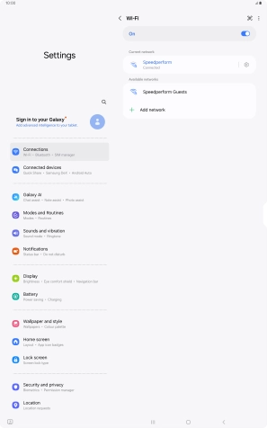 Press the Home key to return to the home screen.