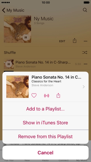 Press the share icon.