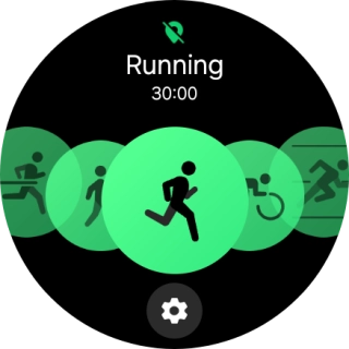 Press the settings icon.