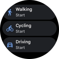 Press the required mode of transportation. Press the required mode of transportation.