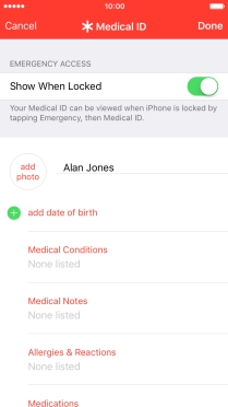 Press add photo and follow the instructions on the screen to add a picture.