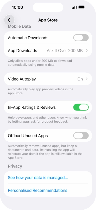 Press the indicator next to Press the indicator next to