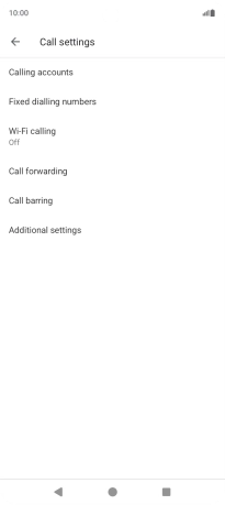 Press Wi-Fi calling.