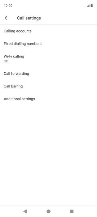 Press Wi-Fi calling.