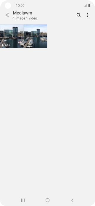 Press and hold any picture or video clip.