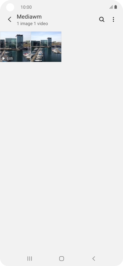 Press and hold any picture or video clip.