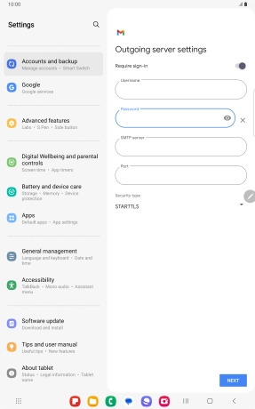 Press the field below Press the field below