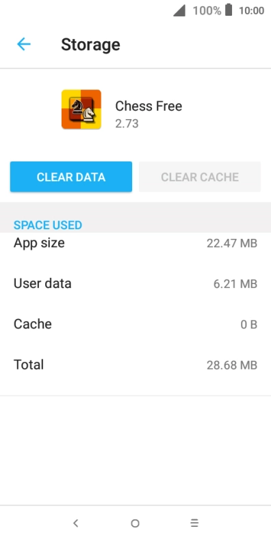 Press the Home key to return to the home screen.