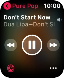 Press arrow left to return to the list.