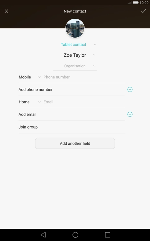 Press Phone number and key in the required phone number.