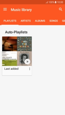 Press the required category.