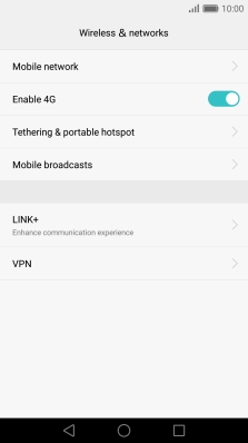 Press Mobile network.