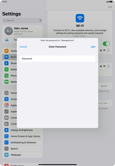 Press Join. Press Join.