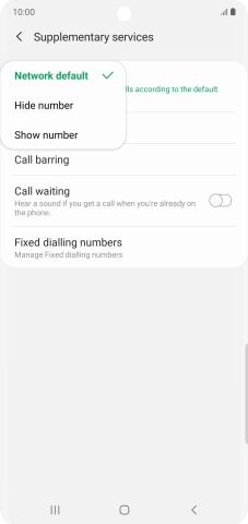 Press Show number to turn on caller identification. Press Show number to turn on caller identification.