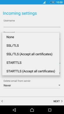 Press None to turn off the function. Press None to turn off the function.