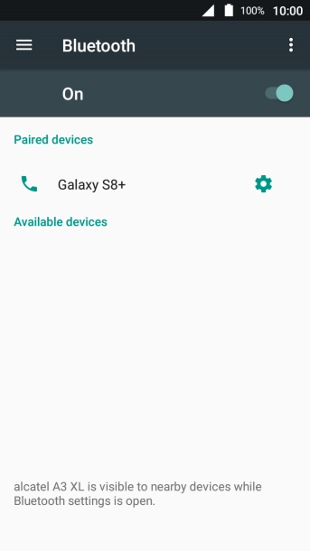 Press the Home key to return to the home screen.
