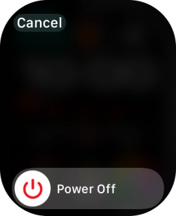 Press and drag the power off icon right.