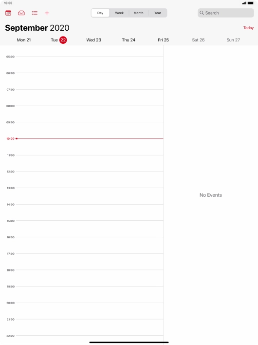 Slide your finger upwards starting from the bottom of the screen to return to the home screen.