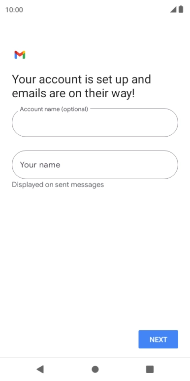 Press the field below 