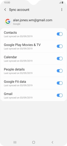 Press the Home key to return to the home screen.