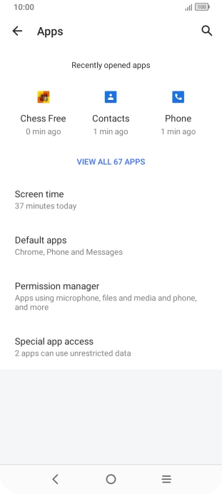 Press VIEW ALL APPS.