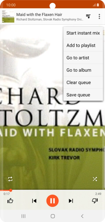 Press Add to playlist.