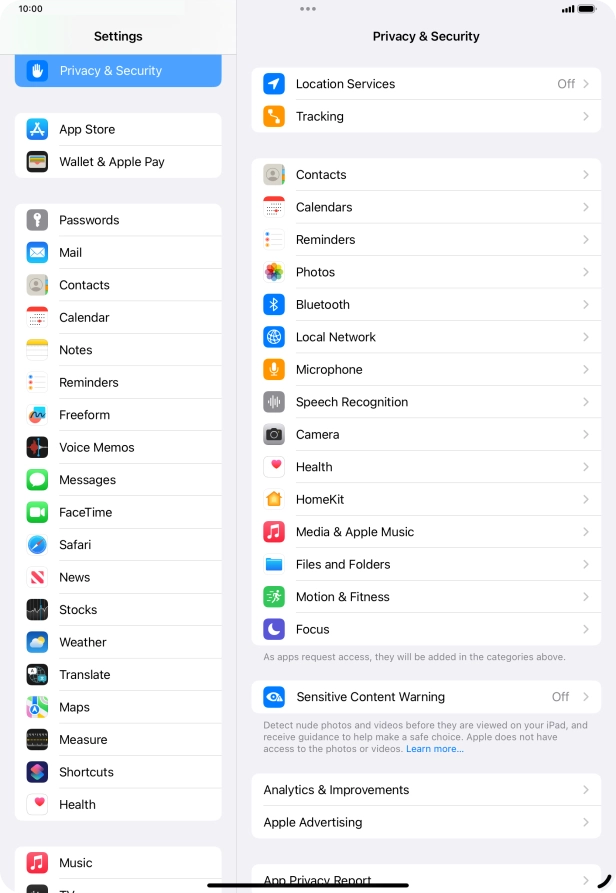 Press Sensitive Content Warning.