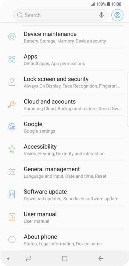 Press Software update. Press Software update.