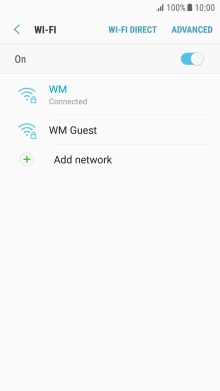 Press the Home key to return to the home screen.